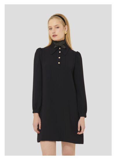 Robe Rolfo-Noir en Polyester