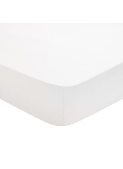 Drap Housse Studio Coton Blanc