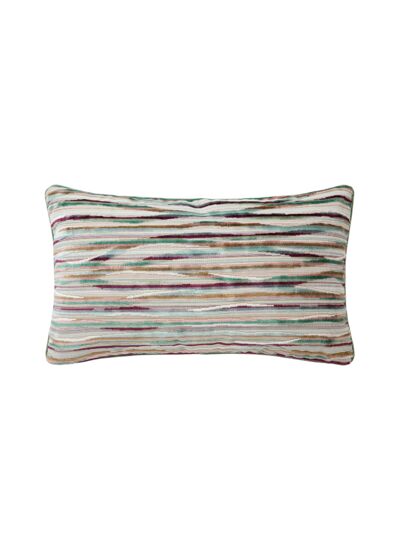 Yves Delorme - Housse de coussin en velours marron, Agate