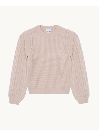 Pull Iza rose poudre