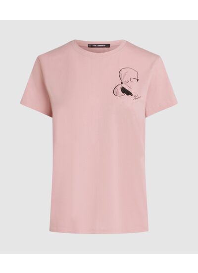 SKETCH CAMEO PRINT T-SHIRT