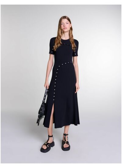 Robe longue en maille