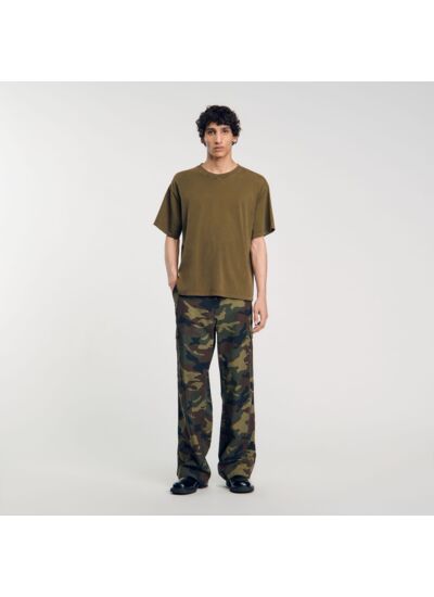 T-shirt effet délavé