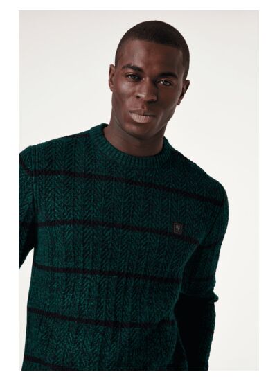 Men Sweater Green