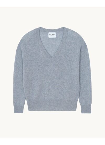 Pull Wendy Plain Pull cachemire col v boyfriend