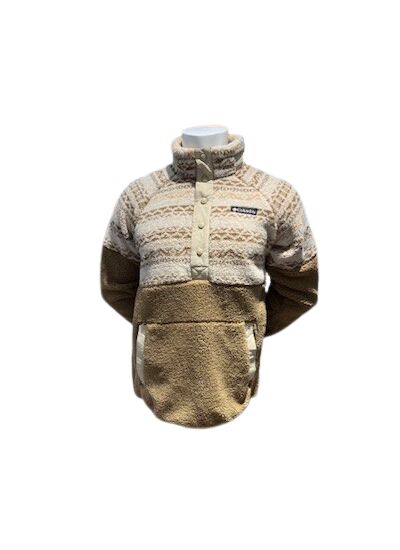 M Big Timber Peak FS Sherpa Half Snap Marron