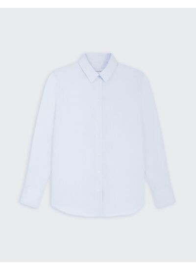 Chemise marion infroissable bleue