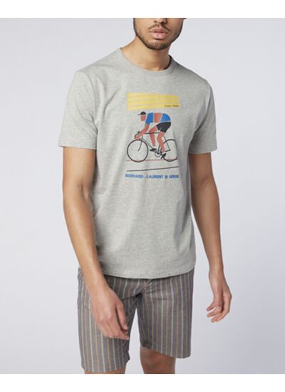 T-Shirt En Coton Bernard, Laurent & Serge