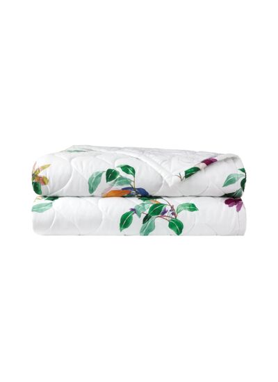 Yves Delorme - Couvre lit en satin multicouleurs, Parfum