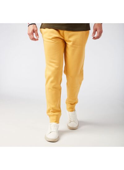 Jogging homme en molleton jaune