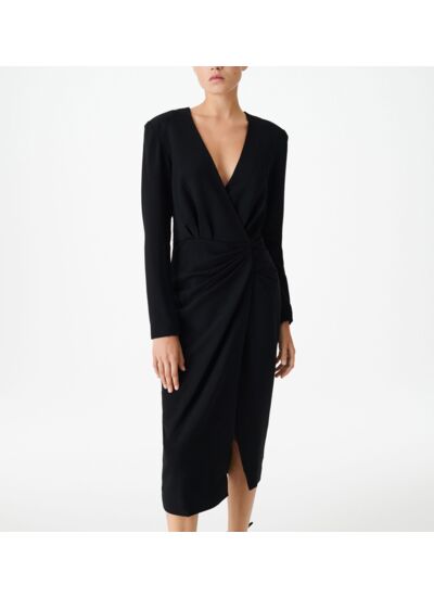 Robe Col V À Épaulettes Nefa