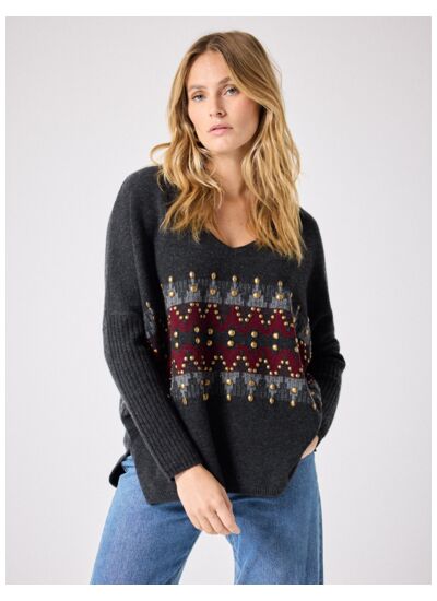 Pull en cachemire Belinda ANTHRACITE