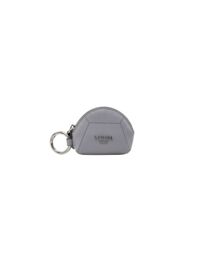 Lettrine De Lancel - Porte Monnaie Demi Lune - Graphite