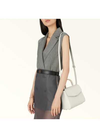 FURLA MERIDIANA MINI TOP HANDLE - VITELLO SIDNEY+MANICO METALLO