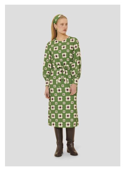 Robe Rossini-Cactus en Polyester