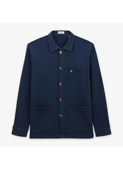Veste Dave en molleton bleu marine