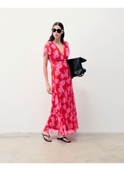 Robe Longue Manche Courte Julia