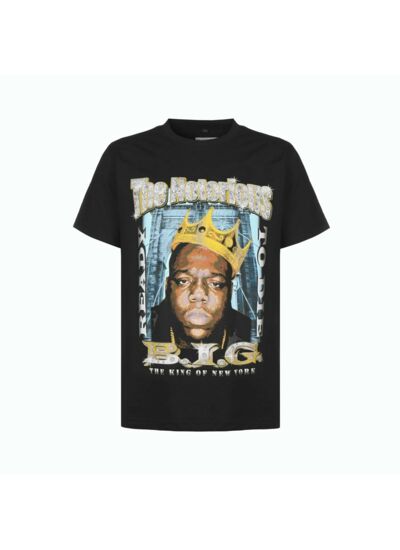 Mister Tee T-shirt Biggie Crown Noir