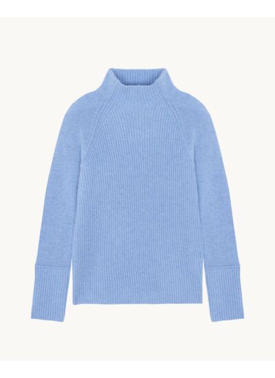 Pull Bayan Pull Cachemire Femme Col Cheminée