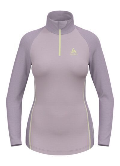 Sous-vêtement technique col 1/2 zip PERFORMANCE WOOL 150 pour femme