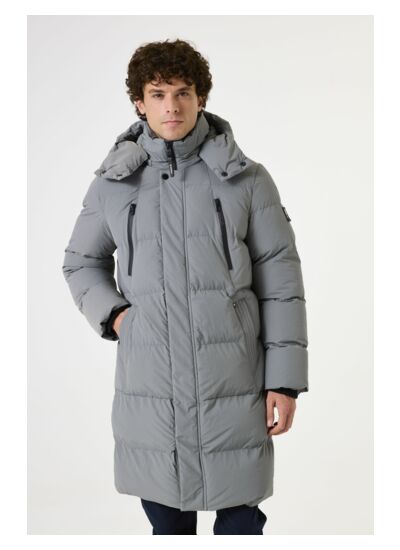 Men Coat Gray