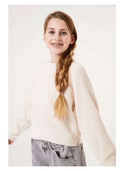 Girls Sweater Brown