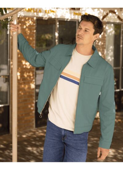 Blouson vert clair