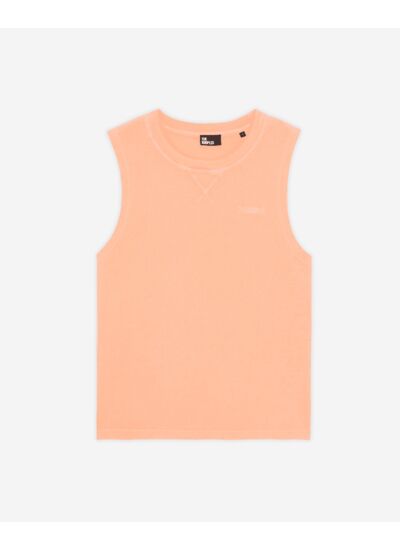 T-Shirt Sans Manches Fluo Vintage Femme