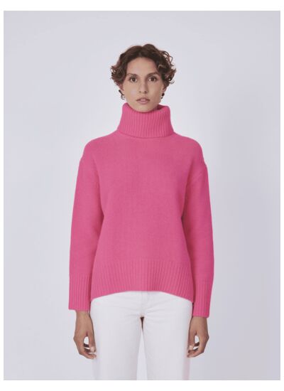Pull col roulé cachemire Ines 17 MON AMIE LA ROSE