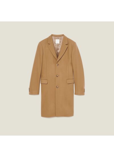 Manteau en laine et cachemire