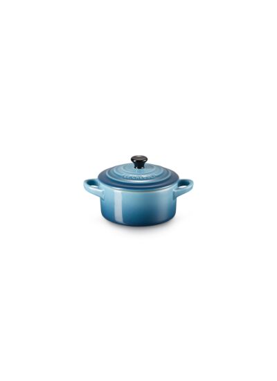 Mini cocotte 10cm en céramique bleu marine