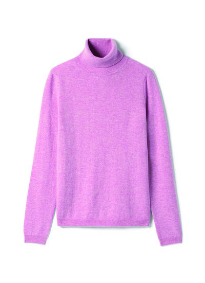 Pull col roulé ajusté - Femme - ROSE LOUKOUM