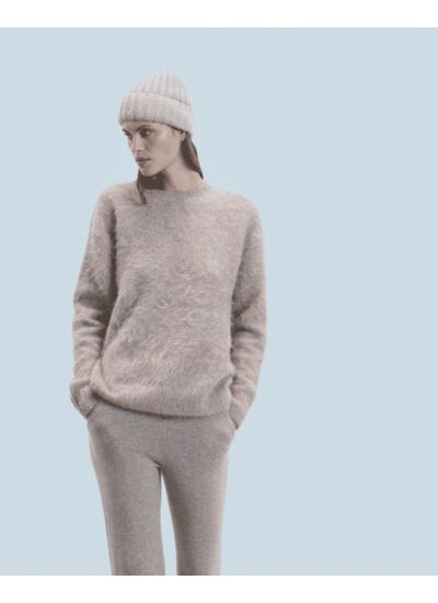 Pull Col Rond Alpaga