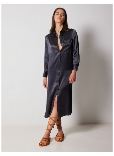 Robe Soie Rosemary CARBONE_