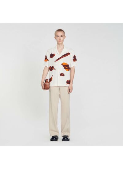 Chemise imprimé coquillages