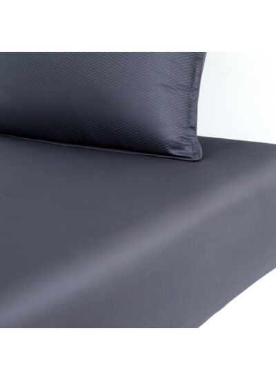 BOSS Home - Drap housse en satin de coton blanc, Loft