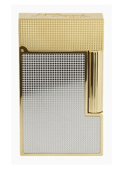 Briquet Ligne 2 Pointe de Diamant Paladium et Or
