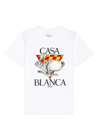 Casablanca T-shirt Casa Sport Blanc