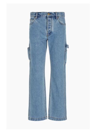 Pantalon 5 poches - denim indigo taille m