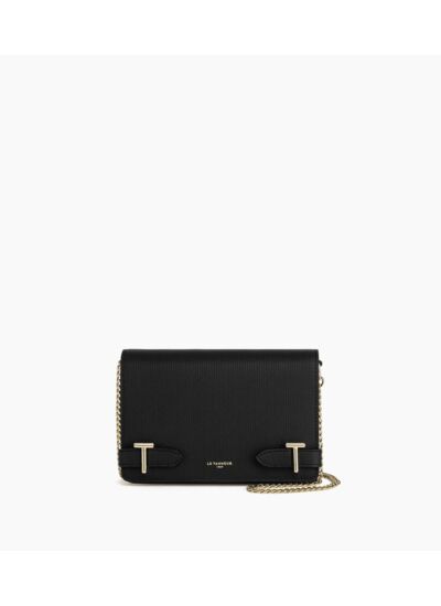 Petit sac bandoulière Emilie en cuir signature T