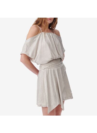 Robe Courte Jersey Lurex Siranne