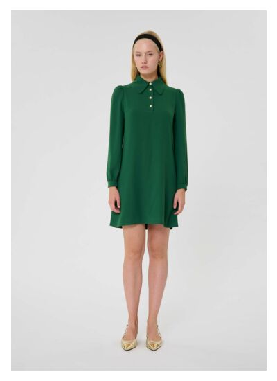 Robe Rolfo-Vert en Polyester