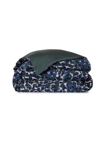 Kenzo - Housse de couette en satin multicouleurs, K Pansa