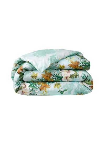 Yves Delorme - Housse de couette en satin bleu, Panorama