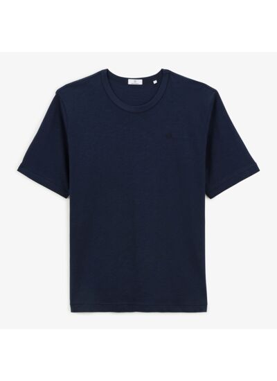 T-shirt slub Tristan bleu foncé