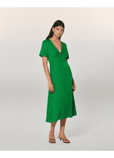 Robe Longue Manche Courte Arielle