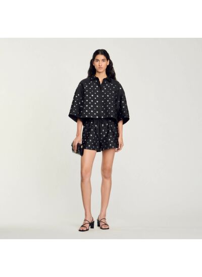 Chemise ornée de pastilles