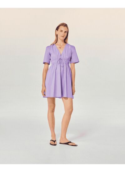 Robe Courte Manche Courte Flora