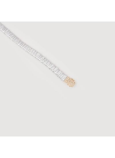 Ceinture en cuir élastique