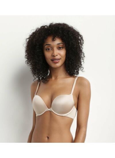 Soutien-gorge push up à armatures en microfibre Nude Dim Beyond Sexy